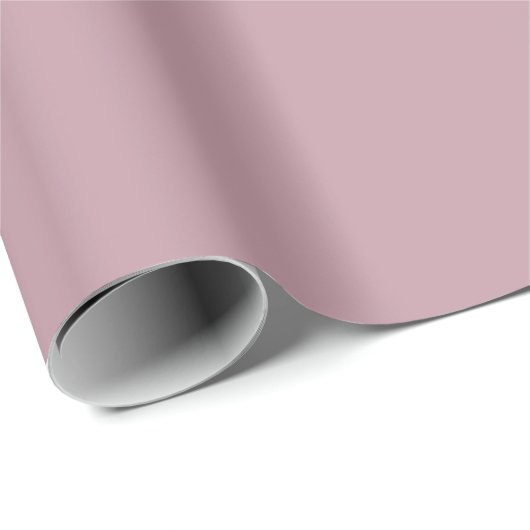 Soft Mauve Rose Solid Geschenkpapier (Rolleneckpunkt)