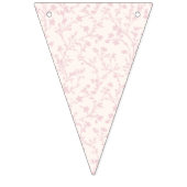Soft Meadow Blush Pink - Neutral Wimpelkette (Dritte Fahne)