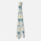 Soft Meadow Daisy Aquarell Krawatte (Vorderseite)