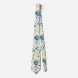 Soft Meadow Daisy Aquarell Krawatte