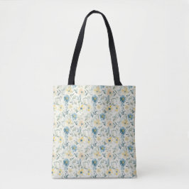 Soft Meadow Daisy Aquarell Tasche