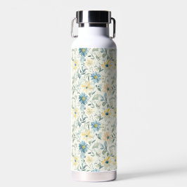 Soft Meadow Daisy Aquarell Trinkflasche