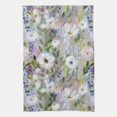 Soft Meadow Floral Aquarell Geschirrtuch (Vertikal)