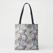 Soft Meadow Floral Aquarell Tasche (Vorderseite)