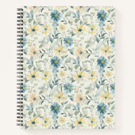 Soft Meadow Gänseblümchen Aquarell Notizblock