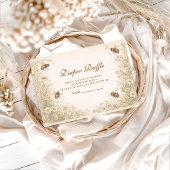 Soft Meadow Honey Bee Diapper Raffle Begleitkarte