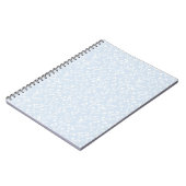 Soft Meadow Neutral - Puderblau Notizblock (Linke Seite)