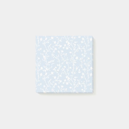 Soft Meadow Neutral - Puderblau Post-it Klebezettel (Vorderseite)