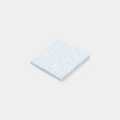 Soft Meadow Neutral - Puderblau Post-it Klebezettel (angewinkelt)