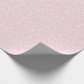Soft Meadow Neutral - Rosafarben Geschenkpapier (Ecke)