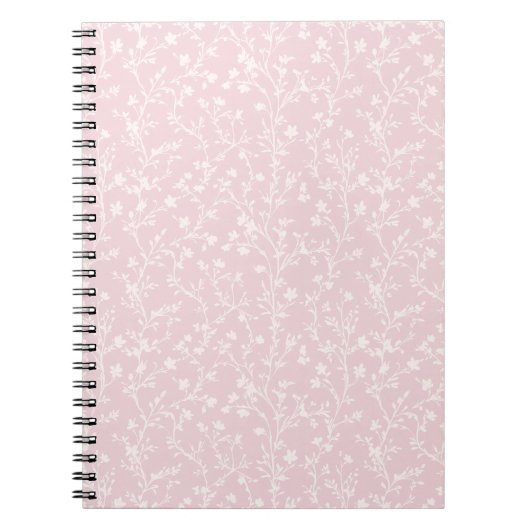 Soft Meadow Neutral - Rosafarben Notizblock (Vorderseite)