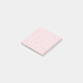 Soft Meadow Neutral - Rosafarben Post-it Klebezettel (angewinkelt)