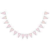 Soft Meadow Neutral - Rosafarben Wimpelkette (Alle)