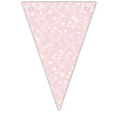 Soft Meadow Neutral - Rosafarben Wimpelkette (Dritte Fahne)