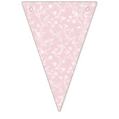 Soft Meadow Neutral - Rosafarben Wimpelkette (Zweite Fahne)