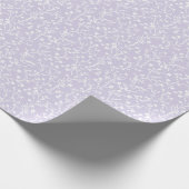 Soft Meadow Neutral - Staubiges Lavendel Geschenkpapier (Ecke)