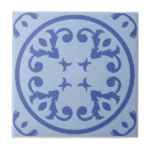 Soft Medallion Scroll Fliese (Vorderseite)