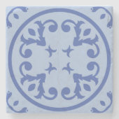 Soft Medallion Scroll Steinuntersetzer (Vorderseite)