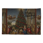Soft Microfiber Nativity Christmas Pillowcase Kissenbezug (Rückseite)