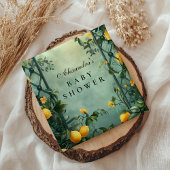 Soft Mint Citrus Baby Shower Serviette