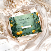 Soft Mint Citrus Diapper Raffle Begleitkarte