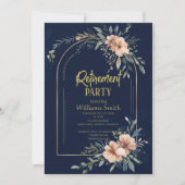 Soft Mint Green Watercolor Retirement Invitation E Einladung (Vorderseite)