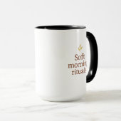 Soft Morning Mug – Minimalist Cozy Cup Tasse (VorderseiteRechts)