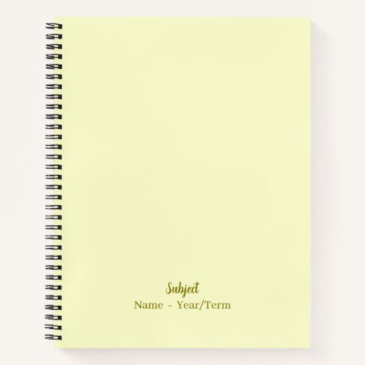 Soft Morning Ray Notizblock (Vorderseite)