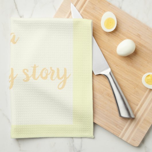 Soft Morning Ray - White Geschirrtuch (Viertel Falte)