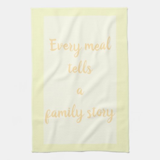 Soft Morning Ray - White Geschirrtuch (Vertikal)