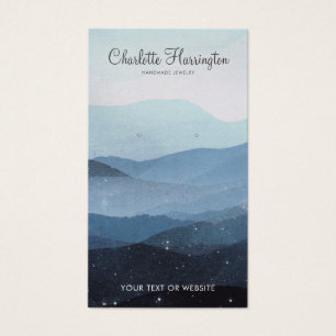 Soft Mountains Blauer Schmuck