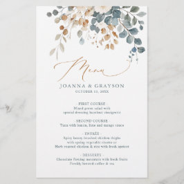 Soft Mute Earthy Tone Floral Water Wedding