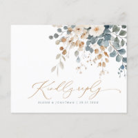 Soft Mute Earthy Tone Floral Water Wedding