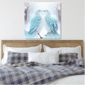 *~* Soft Mute Love Birds AP54 Art Winter Leinwanddruck (Insitu (Schlafzimmer))