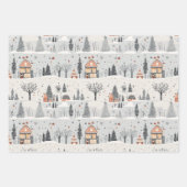 Soft Mute Scandi Inspiriert Weihnachten Geschenkpapier Set (Vorderseite 2)