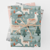 Soft Mute Scandi Inspiriert Weihnachten Geschenkpapier Set (Beispiel)