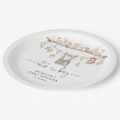 Soft Mutes Boho Little Gentleman Boy Baby Showdusc Pappteller (Schrägansicht)