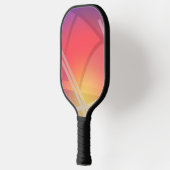 Soft Neon Layered Abstract Design Pickleball Schläger (Links)