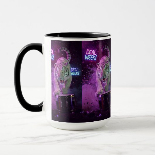 Soft Neon Strength – Tigertasse Tasse (Links)