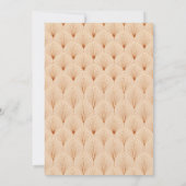 Soft Neutral Art Deco Thank You Card (Custom Text) Dankeskarte (Rückseite)