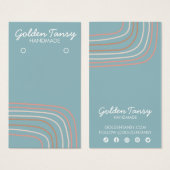 Soft Neutral Earring Necklace Juwelier Display Car (Vorne & Hinten)