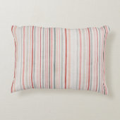 Soft Neutral Stripe Accent Pillow Dekokissen (Rückseite)