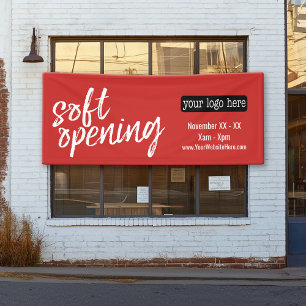 Soft Opening Advertisement - Logo und Details hinz Banner