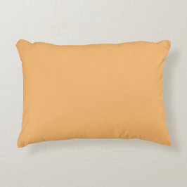 Soft Orange, Cushion, Solid Color, Simple, Modern Dekokissen