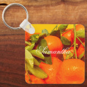 Soft Orange Frucht Ästhetik Schlüsselanhänger (Vorderseite)
