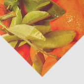 Soft Orange Frucht Ästhetik Seidenpapier (Ausschnitt)