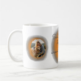 Soft Orange Golden Retriever Custom Photo Kaffeetasse