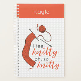 Soft Orange ich fühle mich knett, Oh, so knitty Planer