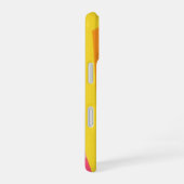 Soft Orange & Pink Abstract Phone Case iPhone 16 Hülle (Rechte Seite)