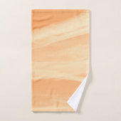Soft Orange Yellow Sky Dream 1 Badhandtuch Set (Handtuch)